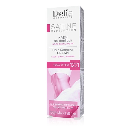 DELIA SATINE Krem do depilacji 12w1 Total Effect