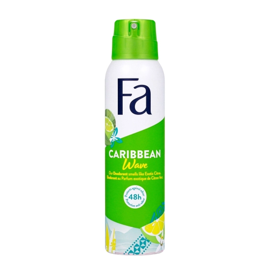 FA Caribbean Wave Dezodorant damski w sprayu 150 ml