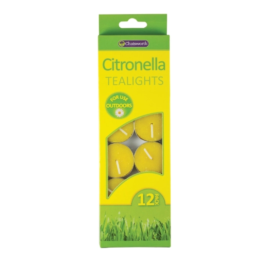 CITRONELLA Tealights 12 sztuk