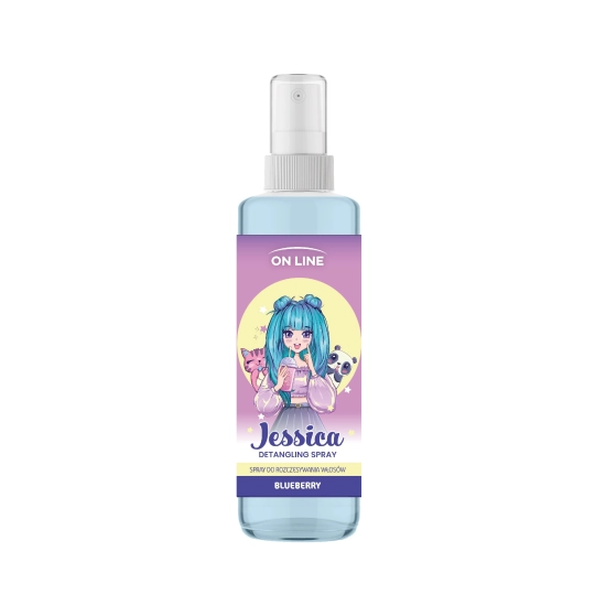ON LINE KIDS Jessica Spray do rozczesywania włosów - Blueberry 200 ml