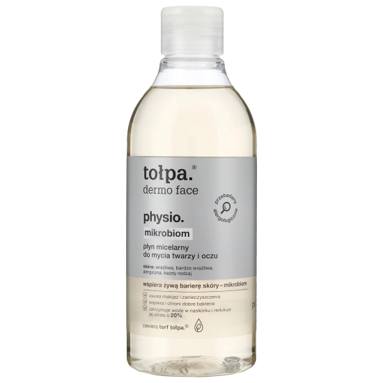 TOŁPA Dermo Face Physio Mikrobiom Płyn micelarny do mycia twarzy i oczu 400 ml