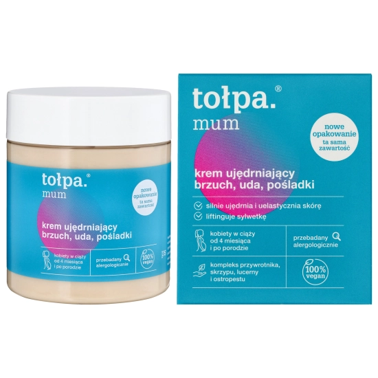 TOŁPA Mum Krem ujędrniający brzuch, uda, pośladki 250 ml