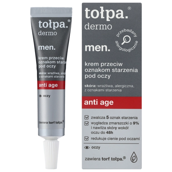 TOŁPA Dermo Men Krem przeciw oznakom starzenia pod oczy Anti Age 10 ml