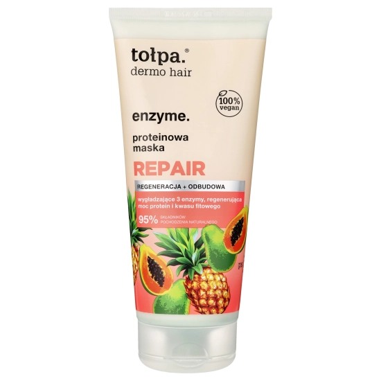 TOŁPA Dermo Hair Enzyme Repair Proteinowa maska do włosów 200 ml