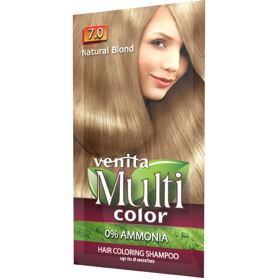VENITA Multicolor Szampon koloryzujący 7.0 Natural Blond 40 g