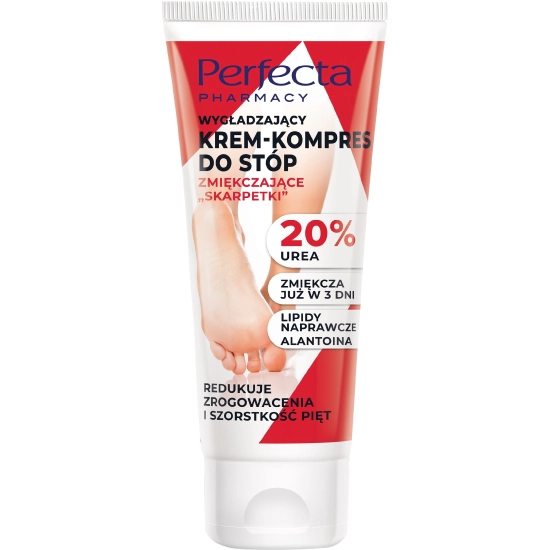 PERFECTA Wygładzający Krem - kompres do stóp zmiękczające skarpetki