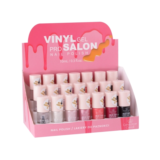 CONSTANCE CARROLL Zestaw lakierów 10 ml 9 kolorów x 2 sztuki (16+2gratis)