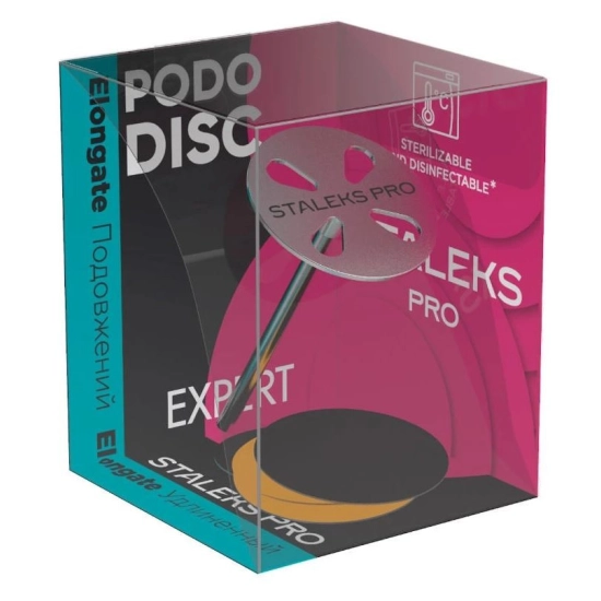 STALEKS Pro Pododisk long M 20mm+5 nakładek 180 grit