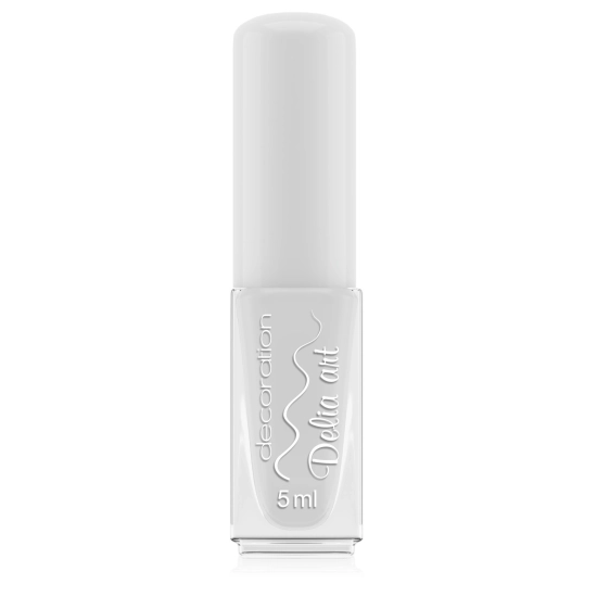DELIA Art Lakier do zdobień biały 5 ml