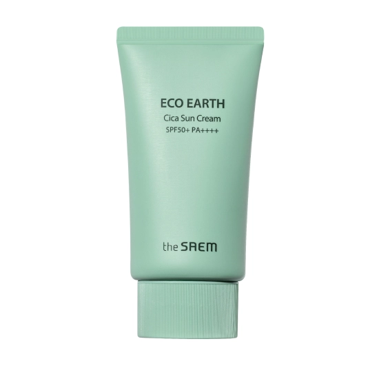 SAEM Eco Earth Cica Sun Cream Krem z filtrem przeciwsłonecznym SPF 50+