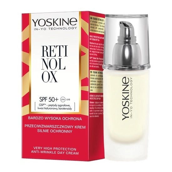 YOSKINE Retinolox Przeciwzmarszczkowy krem silnie ochronny spf 50+