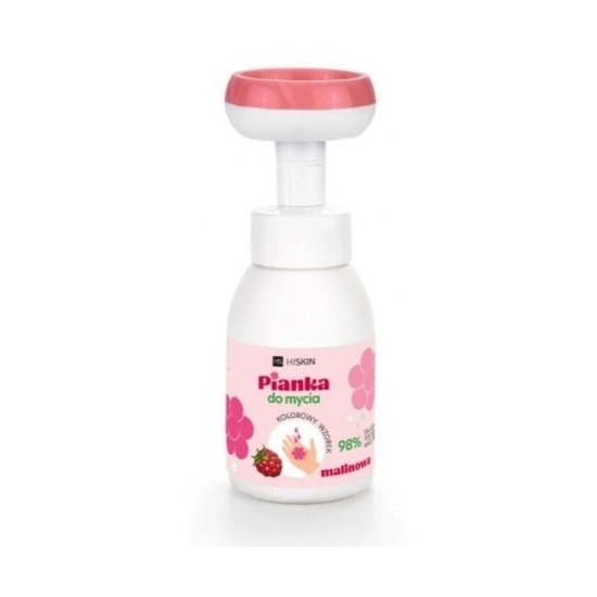 HISKIN Kids Pianka do mycia rąk i ciała Malina 300 ml