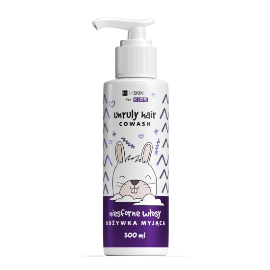 HISKIN Kids Unruly Odżywka oczyszczająca + szampon do włosów niesfornych 300 ml