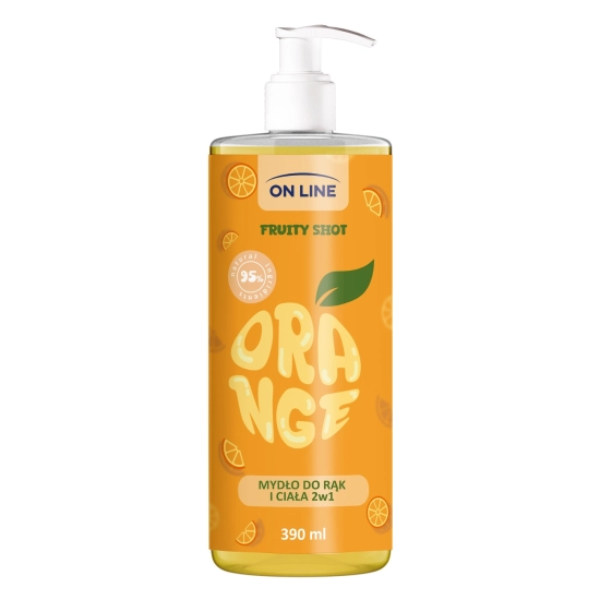 ON LINE Fruity Shot Mydło Orange 390 ml