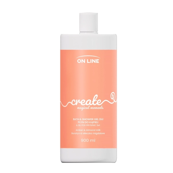 ON LINE Emocje Żel i płyn do kąpieli 2w1 Create 900 ml