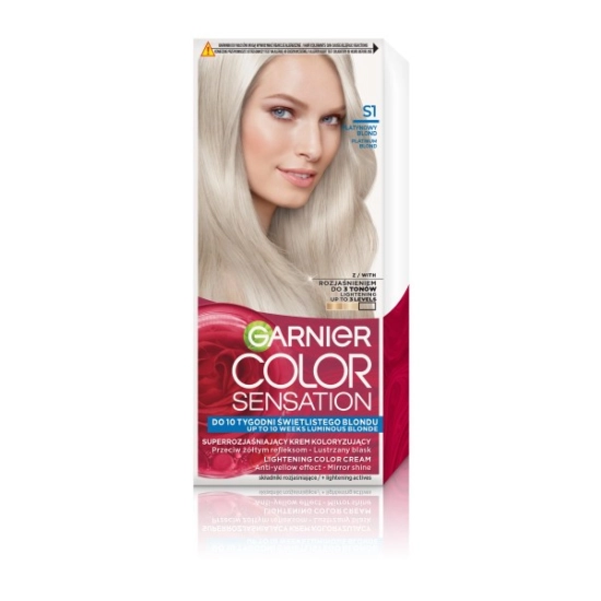 GARNIER Color Sensation Krem koloryzujący nr S1 - Platynowy Blond 1op.