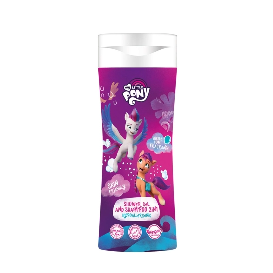 MY LITTLE PONY Żel pod prysznic i szampon 2w1 Guma balonowa 300 ml dzieci