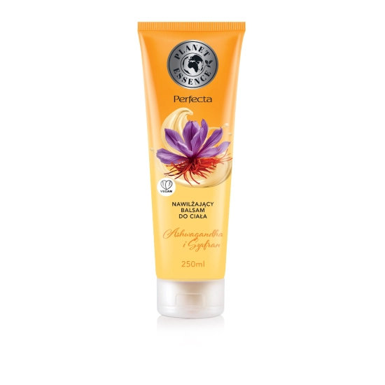 PERFECTA Planet Essence Balsam do ciała nawilżający Ashwagandha i Szafran 250 ml