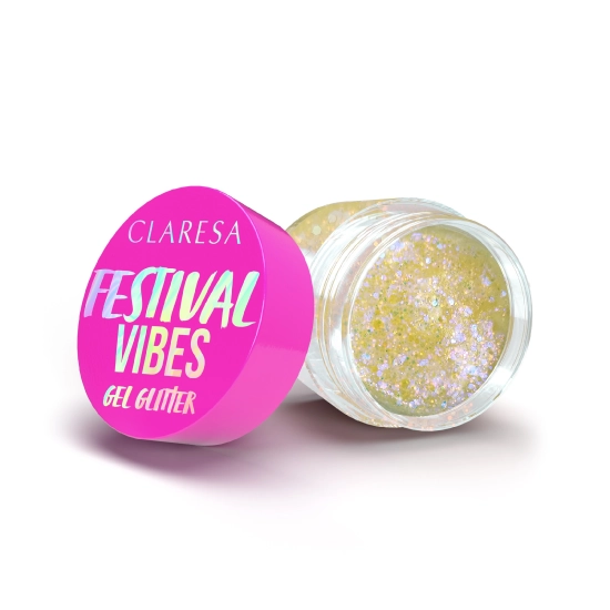CLARESA FESTIVAL VIBES brokat w żelu 9,5 g 01 Crazy In Love 