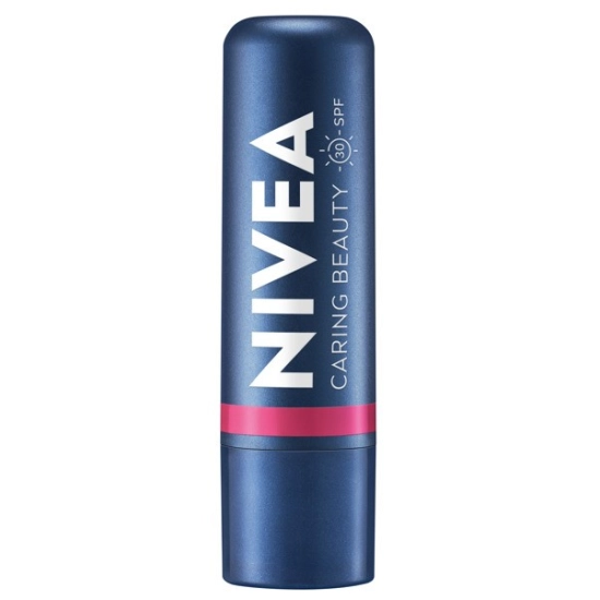 NIVEA Pomadka pielęgnująca do ust Caring Beauty 3w1 Pink 4.8 g