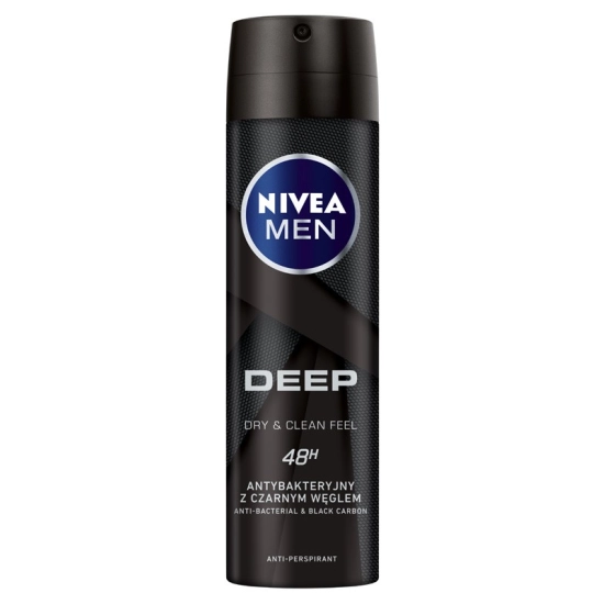 NIVEA MEN Antyperspirant w sprayu Deep 150 ml