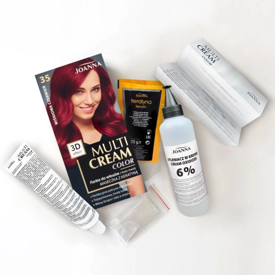 JOANNA MULTI CREAM Farba 35 Wiśniowa czerwień
