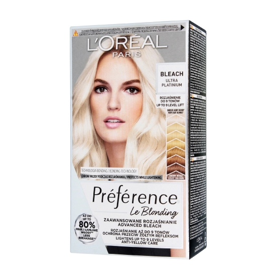 LOREAL Preference Farba do włosów Ultra Platinum Bleach 1 op.