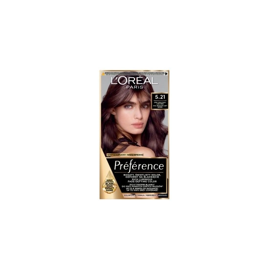 LOREAL Preference Farba do włosów 5.21 Zimny Opalizujący Jasny Brąz