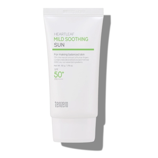 TENZERO Krem do twarzy SPF 50+ regenerujący z Pstrolistką sercowata 50 ml