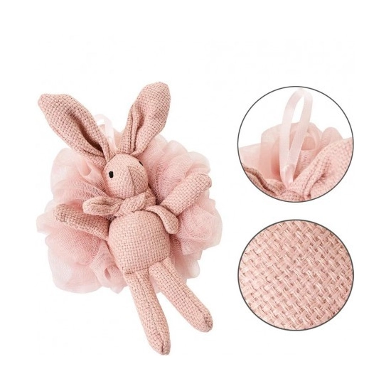 ECARLA Szczotka - gąbka do mycia ciała BUNNY 15 cm GB10R