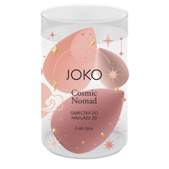 JOKO Gąbeczka do makijażu 3D Cosmic Nomad 1op.-3szt