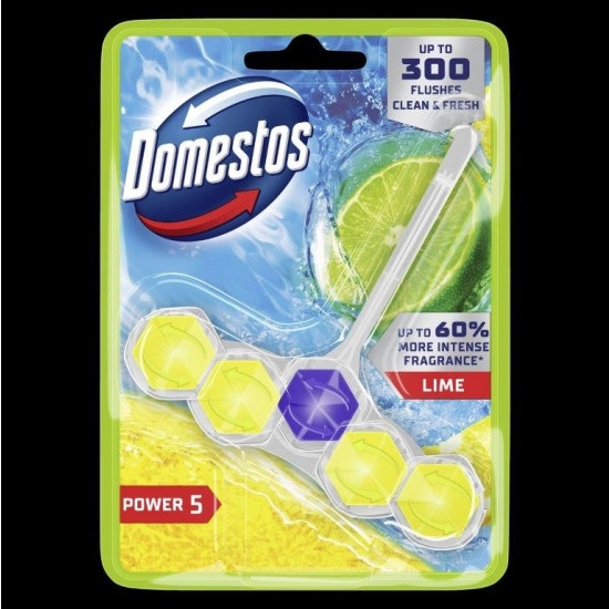 DOMESTOS Kostka toaletowa Power 5 Lime 1 x 50 g