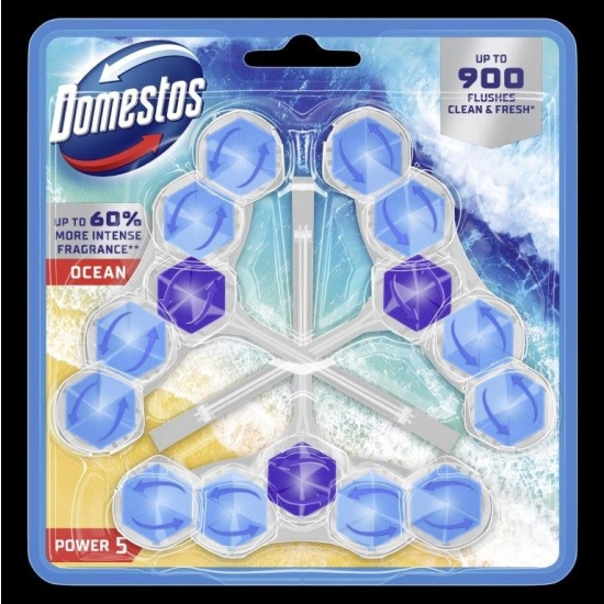 DOMESTOS Kostka toaletowa Power 5 Ocean 3 50 g