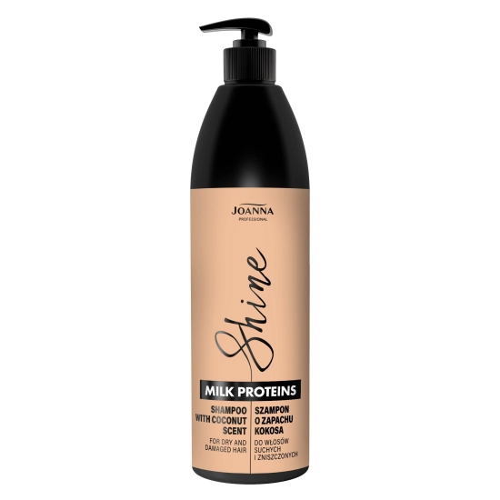 JOANNA PROFESSIONAL Milk Proteins Szampon o zapachu aromatycznego kokosa, 1000 ml