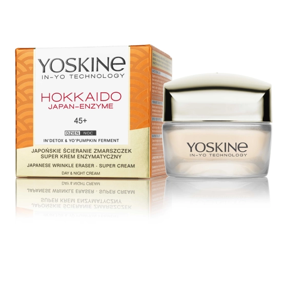 YOSKINE Hokkaido Japan-Enzyme 45+ Krem przeciwzmarszczkowy z peptydami i enzymami dyni 50 ml