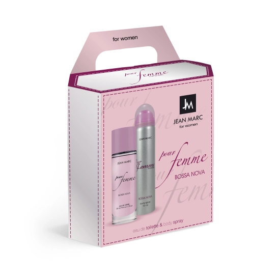 JEAN MARC Bossa Nova Pour Femme Zestaw prezentowy damski - woda toaletowa 50 ml + dezodorant 75 ml
