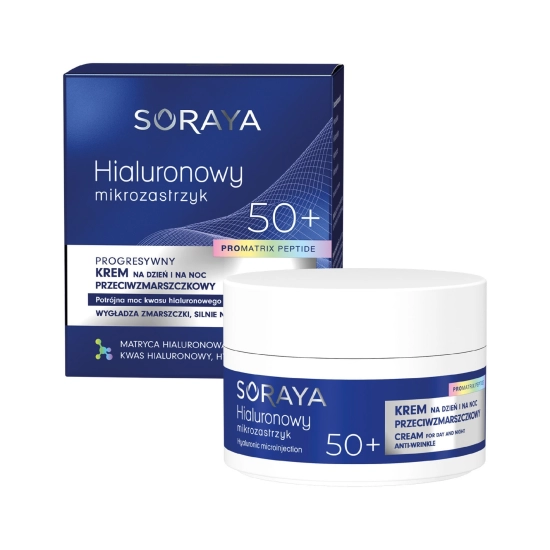 SORAYA HIALUR.MIKROZASTRZ.PM Krem p/zm 50+ 50ml