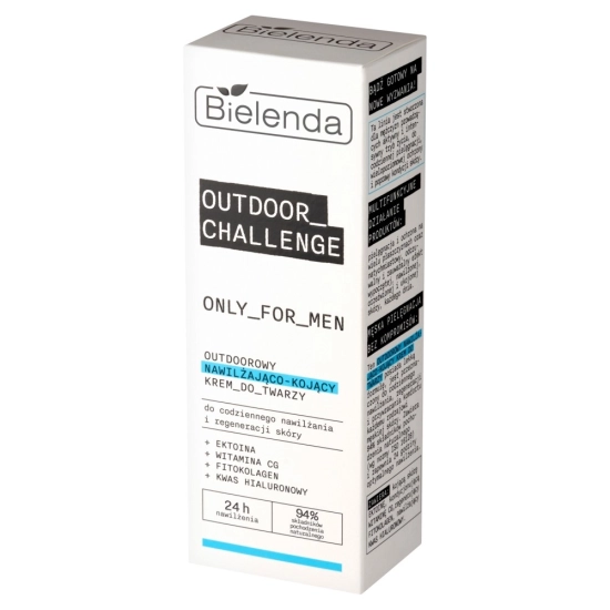 BIELENDA Only For Men Outdoor Challenge Outdorowy Krem nawilżająco-kojący dla mężczyzn 50 mlml
