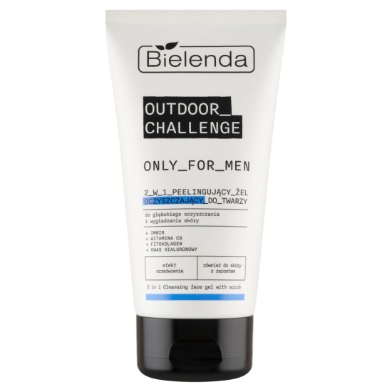 BIELENDA MEN PEELINGUJĄCY ŻEL OCZYSZCZAJĄCY 2W1 150G DO TWARZY