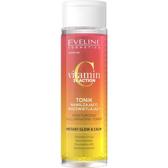 EVELINE Vitamin C 3x Action Tonik nawilżająco - rozświetlający do twarzy 200 ml