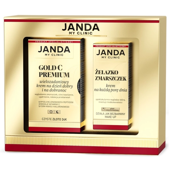 Zestaw  Prezentowy My Clinic  GOLD C premium  + ŻELAZKO zmarszczek