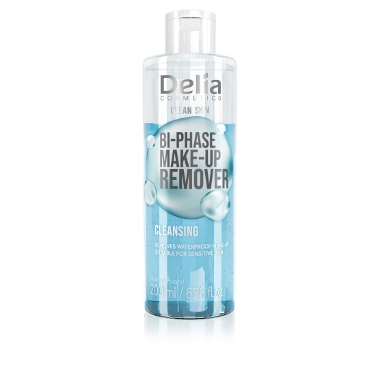 CLEAN SKIN - FDA - Płyn dwufazowy butelka 200ml EN/FR/NL/DE/ES/PL k12