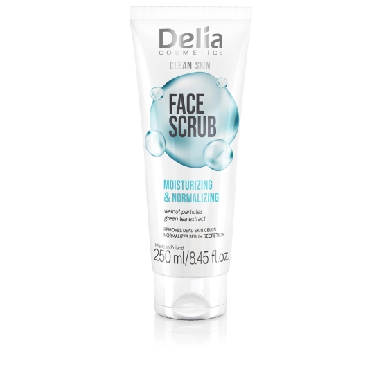 CLEAN SKIN - FDA - Peeling normalizująco-nawilżający tuba 250ml EN/FR/NL/DE/ES/PL k12