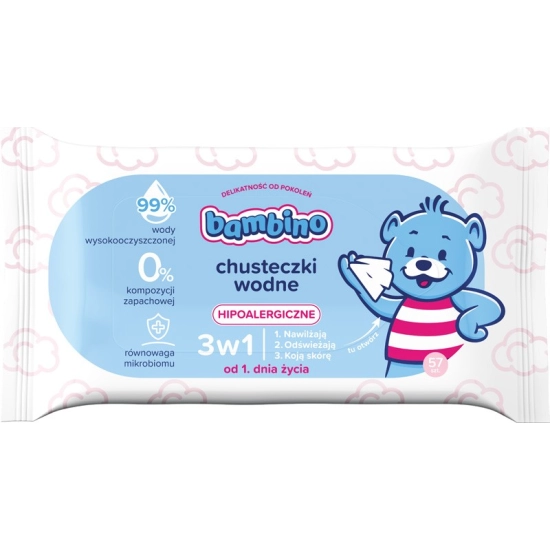 NIVEA BAMBINO CHUSTECZKI WODNE 3W1 HIPOOALERGICZNE 57 SZTUK