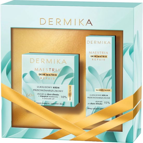 DERMIKA Zestaw prezentowy Maestria Skin Matrix Repair 60+ (krem na dzień i noc 50ml+serum 30ml)