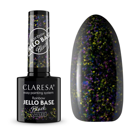 CLARESA Rainbow Baza hybrydowa - Jello Base Black