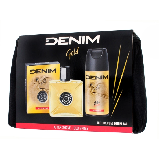 ENIM ZESTAW Kosmetyczka GOLD (Woda p/gol+deo)