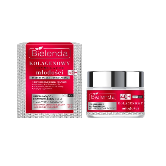 BIELENDA KOLAGENOWY SM Krem 40+ Ujędr-rozśw dzień noc 50ml