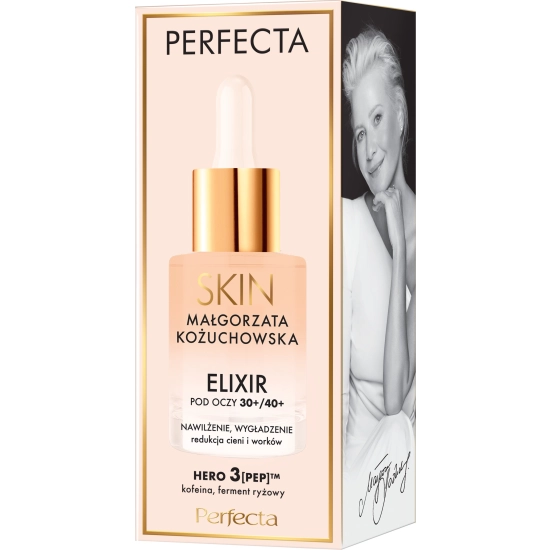 PERFECTA Skin Małgorzata Kożuchowska 30+/40+ Elixir nawilżająco-wygładzający pod oczy i na powieki 15 ml