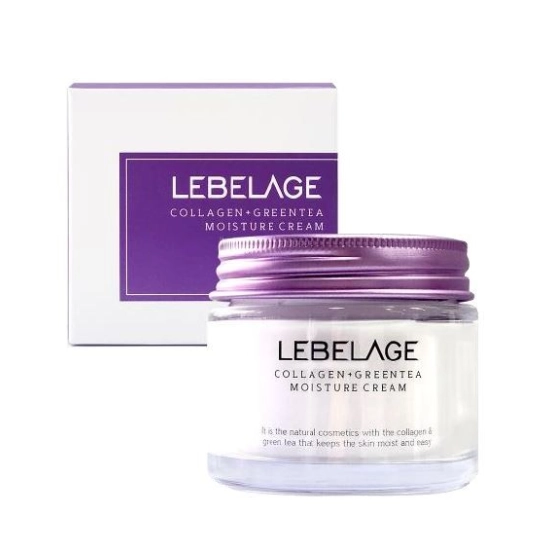 LEBELAGE Krem do twarzy Kolagen + Zielona herbata 70 ml